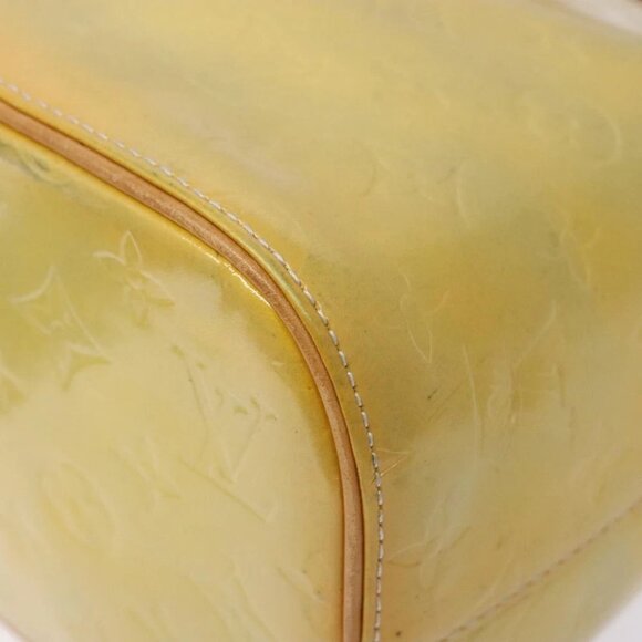 LOUIS VUITTON Monogram Vernis Houston Hand Bag Gris M91053 LV Auth ti3378 - Picture 10 of 15